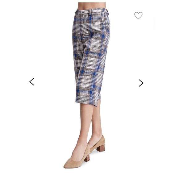 NWOT En Saison Long Plaid Shorts size XS - Picture 2 of 10